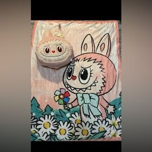 ✨ Authentic Exclusive Popland Mokoko Pillow & Blanket Set